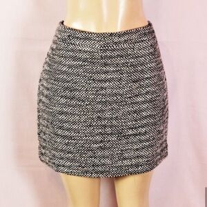 J. Crew Factory Tweed Mini Skirt, 00